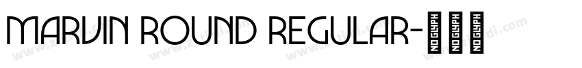 marvin round regular字体转换